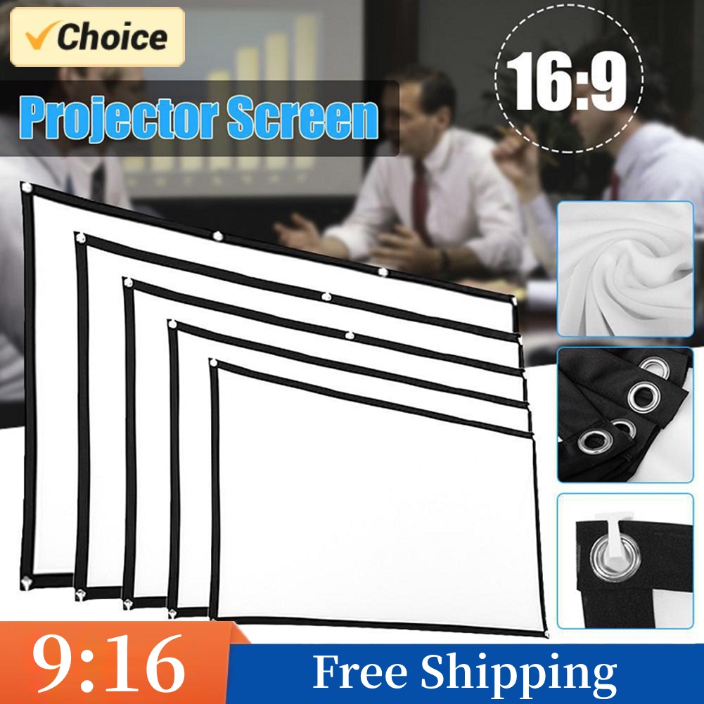 Home Cinema Screen - Taşınabilir projeksiyon perdesi basit perde 60