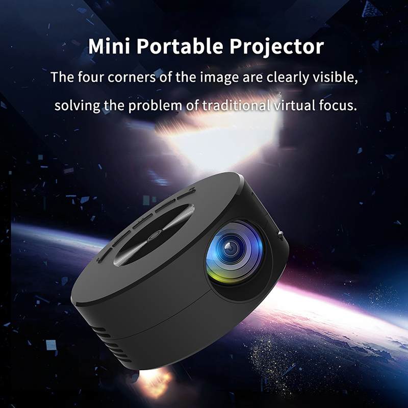 Home Cinema Projector Xiaomi - Taşınabilir Mini Projektör 1920*1080 P HD