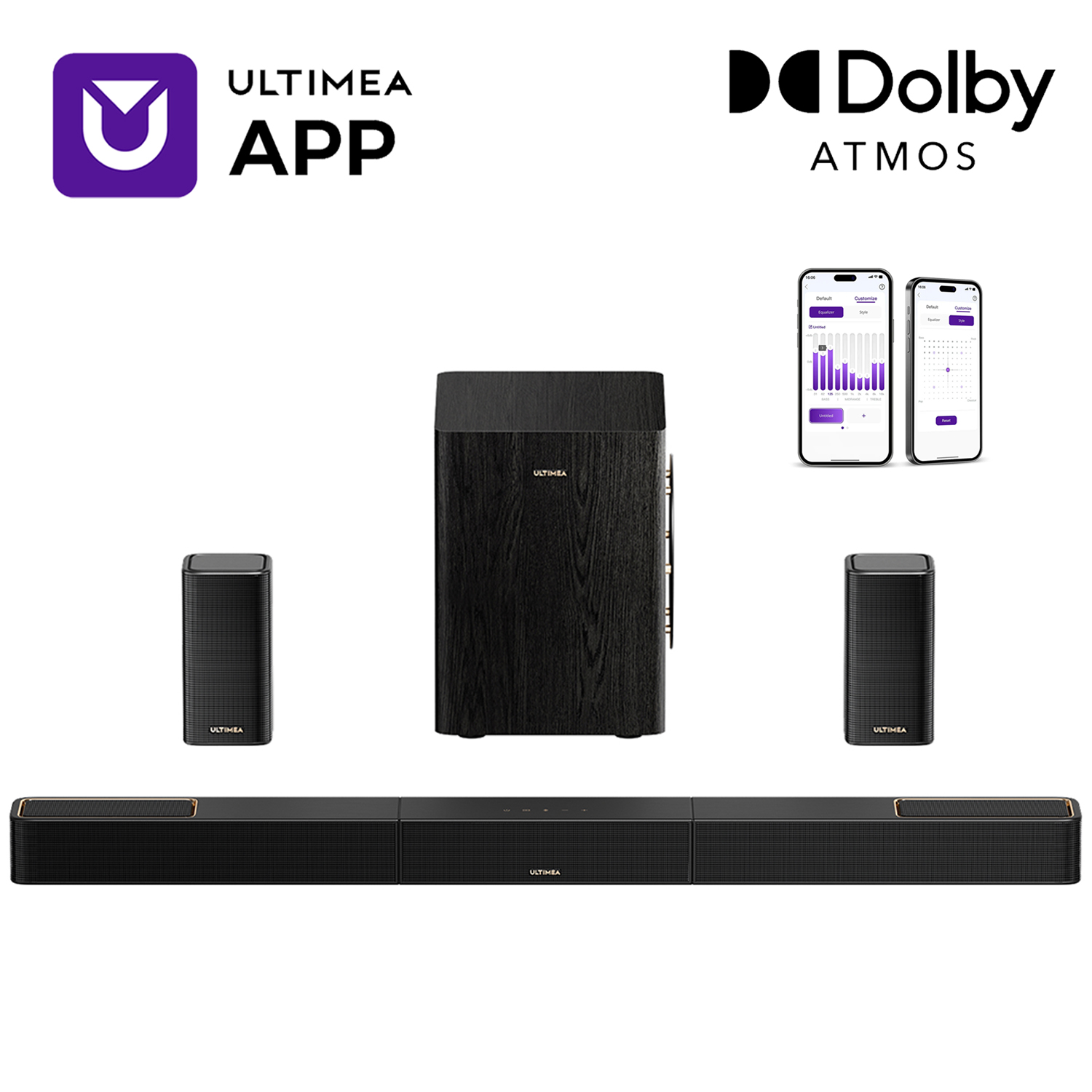 Home Cinema Atmos - ULTIMEA 5.1.2 Surround Ses Sistemi Dolby