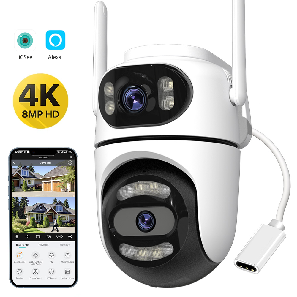 Home Cinema Screen - 8MP 4K HD Wifi PTZ Kamera