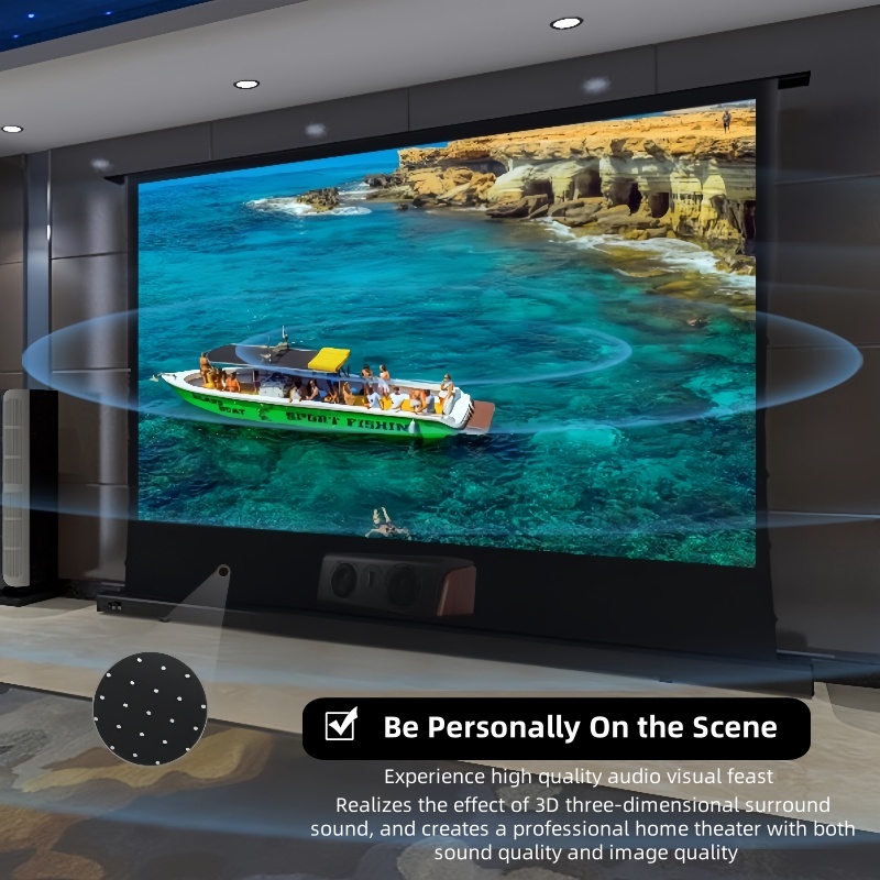 100 ''120'' 150 ''8K Yüksek Ko - Home Cinema Screen incelemesi ve fiyatı
