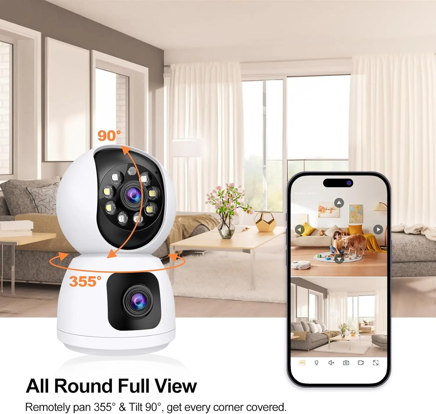Tuya 4K 8MP HD WiFi Kamera İç  - Home Cinema Screen incelemesi ve fiyatı