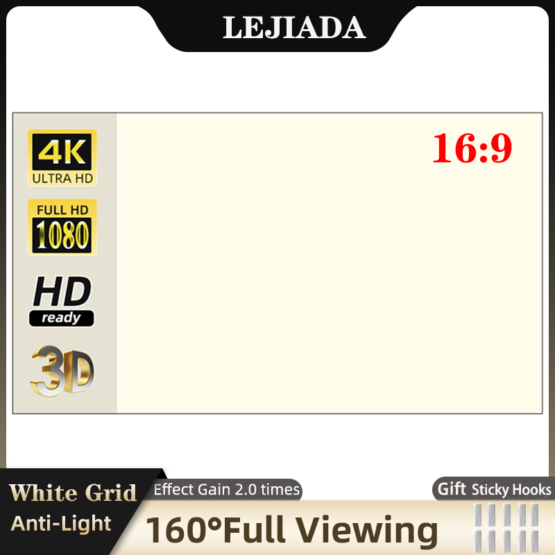 LEJIADA projeksiyon perdesi 60 - Home Cinema Screen incelemesi ve fiyatı
